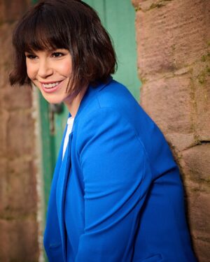 Jessica Fox Instagram - I was blue, just as blue as I could be
Ev’ry day was a cloudy day for me
Then good luck came a-knocking at my door
Skies were gray but they’re not gray anymore. 

@hollyoaksofficial 2024 
Change is coming 💙