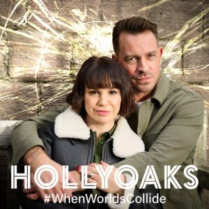 Jessica Fox Instagram - Back on your screens together in no time at all! 😍 #WhenWorldsCollide #Hollyoaks