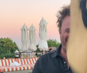 Jessica Harmon Instagram - Friendship is the best ship starring TVs David Anders and the hat from beaches