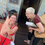 Jessica Harmon Instagram - When you meet your idol but don’t know what to do other than squirm and lose your mind… #anniefuckinglennox #diva #everything #imdyingamilliontimes