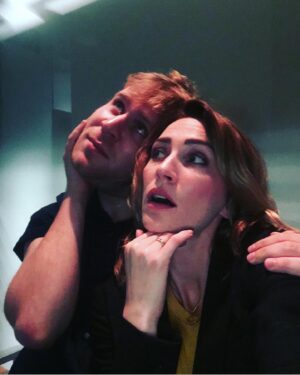 Jessica Harmon Instagram - The camera loves us. We may have slipped it a twenty. 📸 🌭⛸🎯🚀 @kriswoznesensky