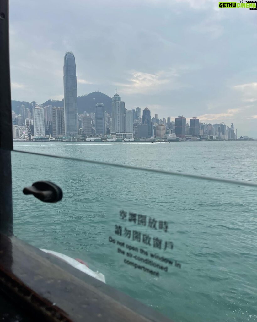 Jessica Hester Hsuan Instagram - Have not been on Star Ferry for so many years. So peaceful. Fresh air plus lovely view of our Harbour. 😍