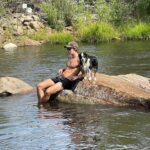 Jessica McNamee Instagram - We went camping. Apart from the dust and the fire ants and the heatwave and the part where we ran out of water… it was overall excellent due to this beautiful river and this rad group of weirdos and the 🍄