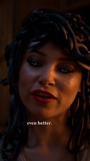 Jessica Parker Kennedy Instagram - Don’t look away.

A new episode of #PercyJackson and the Olympians is now streaming on @DisneyPlus.