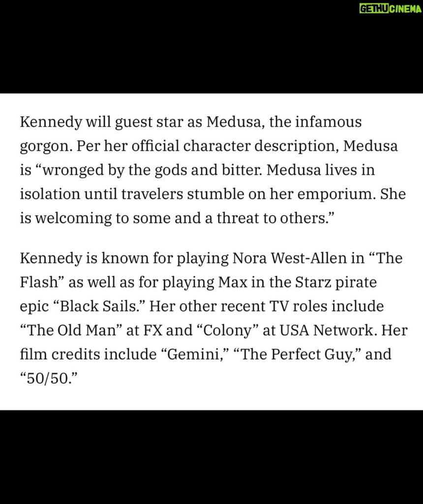 Jessica Parker Kennedy Instagram - 🤩🐍🐍🐍🤩 #PercyJackson #Medusa