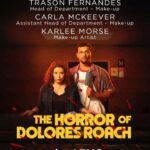 Jessica Pimentel Instagram - Besides being named as one of the best shows of 2023, The talented makeup and SFX makeup team Of @thehorrorofdoloresroach @blumhouse are honoured for the consideration in the "Best Contemporary Makeup" category in the 706 Guild Awards!!!! I got off easy dealing with the blood and gore on this show, others.. not so much 😂💆🏽‍♀️🪓🥟🍽️ Guild members and artists - please consider voting for us for the nomination!! #repost @kombatbaby : Makeup by me for @thecrusher007 as Flora Frias in @thehorrorofdoloresroach!!!! I loveeeee Jessica and I had a real blast painting her face - a treat to have in the chair, hilarious and sweet!!!! (last two photos were our makeup test! Testing that bloooooood too!!!) Makeup HoD @theoriginalbrownartist Co-HoD @carla_mckeever We Love and empanadas @muahs_awards (Some brands used... @armanibeauty @maccosmeticscanada @rcmamakeup @makeupforever) #thehorrorofdoloresroach #Makeup #mua #iatse706 #706guildawards #torontomua