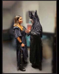 Jessica Pimentel Instagram - Happy happy birthday to the great @kingdiamond !!!! His work truly had a hand in shaping who I am today. Also, he's probably one of the nicest people I've ever met in my life and gave me some heart to heart advice in dealing with a very difficult problem in my personal life. He didn't have to but he took his time to make sure I was okay.. Long live The King! May we all rejoice! 👑💎👑💎👑💎👑💎 🖤💀🖤💀🖤💀🖤💀 #kingdiamond @mercyfulfatecoven