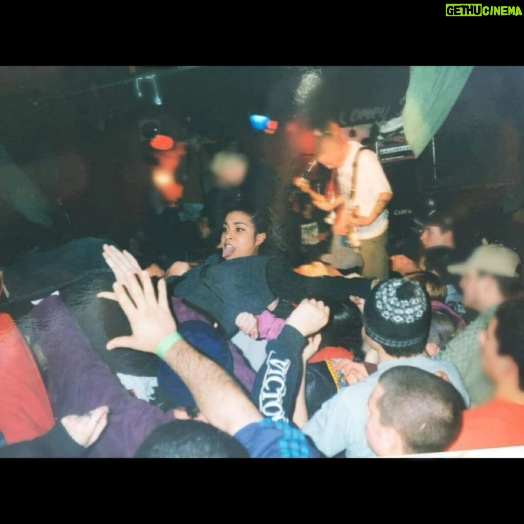 Jessica Pimentel Instagram - This is 21 ... Or more accurately, 20, 19,18? Not sure. It's all a blur really. Shout out to Mom for having the only pictures of me not on a stage or riding a crowd at a hardcore show. I'm sad that I don't have any theater pics or personal pics at my temple in Howell on my phone so these will have to do. 1/2 My first headshots after college when black and white was still in and they all were buttery smooth and taken on film. 😱 3/ CBGB 4/5 Coney Island High. . I don't know who took any of these pictures so if you did let me know.. I still remember the lyrics we were screaming and slide number 3. "You thought I'd never go anywhere. You thought I'd be nothing, less than you. Well now look at me motherf*cker. I'm better than you. I'm better than you!" #thisis21 #21challenge #headshots #vintagephoto #tbt #NYHC