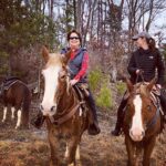 Jessica Stroup Instagram - Mom showing me the ropes. 🐴⛰❤️