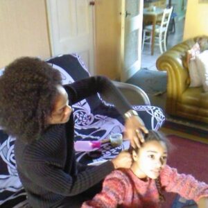 Jessica Sula Instagram - Mama combing hair series