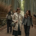 Jessica Veranda Tanumihardja Instagram - Arashiyama bamboo forest, Awalnya kupikir cuma sekedar jalan setapak dengan view Bamboo di kanan dan kirinya, sama @japanhemat diajak jalan agak jauh sedikit, sampe ketemu river.. bagus banget Rivernya💙🥹