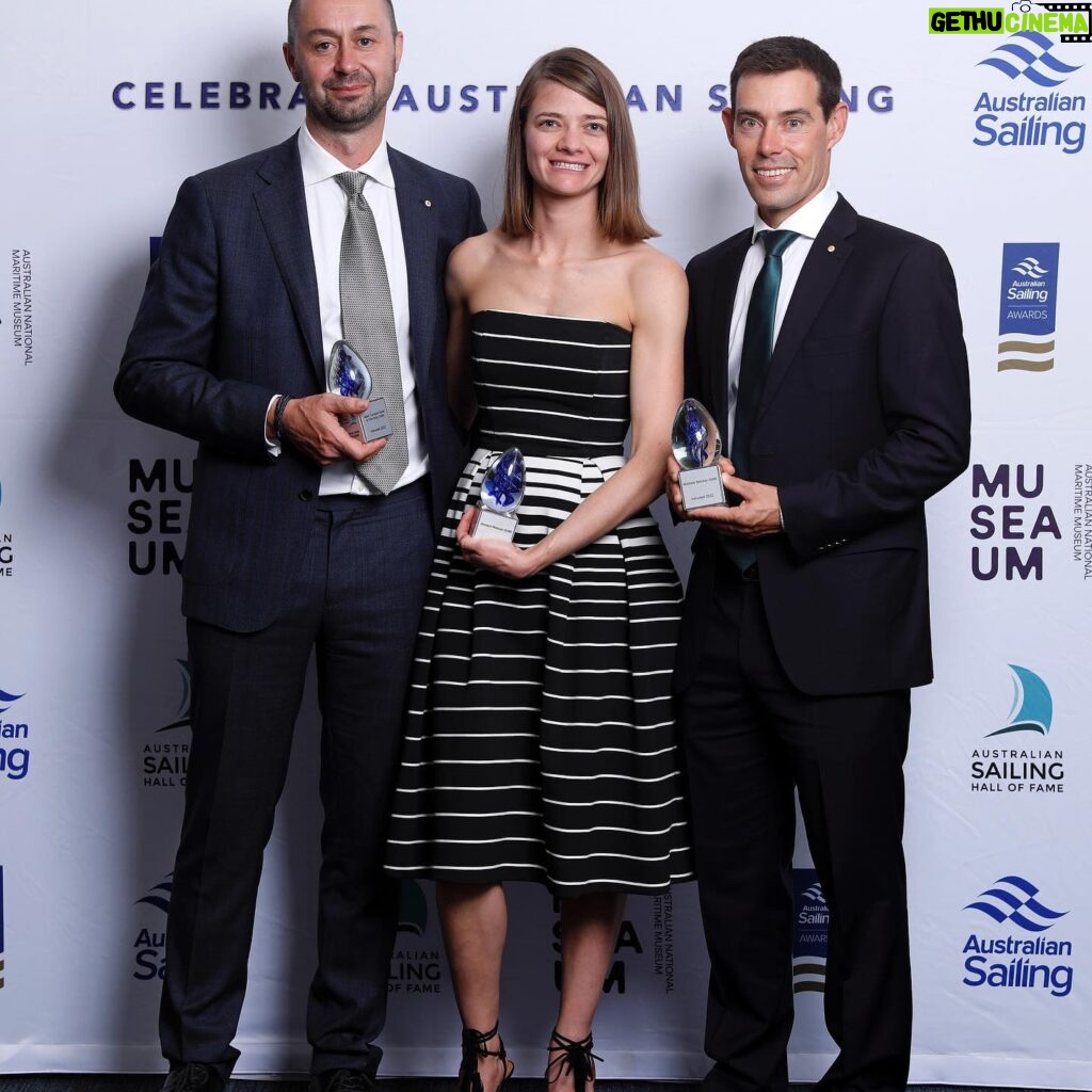 Jessica Watson Instagram - Belated photos from the @austsail awards night. Such a pleasure to present the @shesailsaus award, an absolute honour to be inducted into the Australian Sailing Hall of Fame, and an evening spent in inspiring sailing company. @austsail @austsailhof #AustSailHoF #AustSailAwards