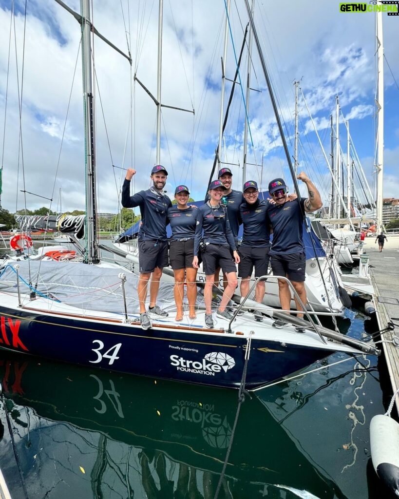 Jessica Watson Instagram - Dock-off and sign-on 🎉😬⛵️ Race tracker link in bio. Biggest thanks for every donation to the @strokefdn (link in bio). A stroke impacts someone every 19 minutes in Australia and most people don’t realise that 30% of these are younger people.