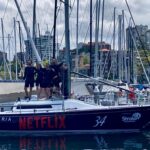 Jessica Watson Instagram – It’s getting serious now! 2 sleeps till the @officialrolexsydneyhobart start (the whole🎅 thing between now and then feels a bit irrelevant, but Merry Christmas nonetheless!). 

To follow along: 
– Race tracker link in bio 
– The Seven Network will broadcast the start, 1300 AEDT Boxing Day 
– For those outside Australia, keep an eye on @officialrolexsydneyhobart socials for streams and replays 

Biggest thanks for every donation to the @strokefdn (link in bio). A stroke impacts someone every 19 minutes in Australia and most people don’t realise that 30% of these are younger people. 

So glad to be doing this with such a great bunch. Longer crew bios over on @azzurroyachtracing, here’s my summary: 

Jack, @jackkliner our calm voice of reason, skipper and owner, aka fellow S&S 34 ‘tragic’ (in the words of @barkarate our chat on the latest ep. live now – link in their bio) 

Sam, navigator, long suffering mate, so glad to be doing this with you @sam_d.9523 

Annie, @annieeastgate tactician and absolute all round legend

Xav, @xavier.doerr where to start.. boat captain, utterly endless supply of stories, heart of gold 

Steve, @steverquiros trusty bowman, already notorious for his salopette wearing ways 

📷: 
1. @zhikglobal 
2. Thanks for the photo @2birds2hobart and good luck for the race! 
3. Final addition to our crew gear 🧢 Absolutely thrilled to have @mtatravel onboard – you wouldn’t go anywhere without them! 

@netflixanz 
@mtatravel 
@alanamariajewellery 
@zhikglobal 
@goldcoastcitymarina 
@dimensionpolyant 
@hobartwhisky 
@clubmarine_insurance 
@wrap_it_marine 
@southernseasmarine 

#rolexsydneyhobart #rolexsydneyhobartyachtrace #RS2H #RS2H2023 #truespirit #netflix #strokefoundationaustralia #preventstroke #fightstroke #sparkmanandstephens #zhik #zhikteam