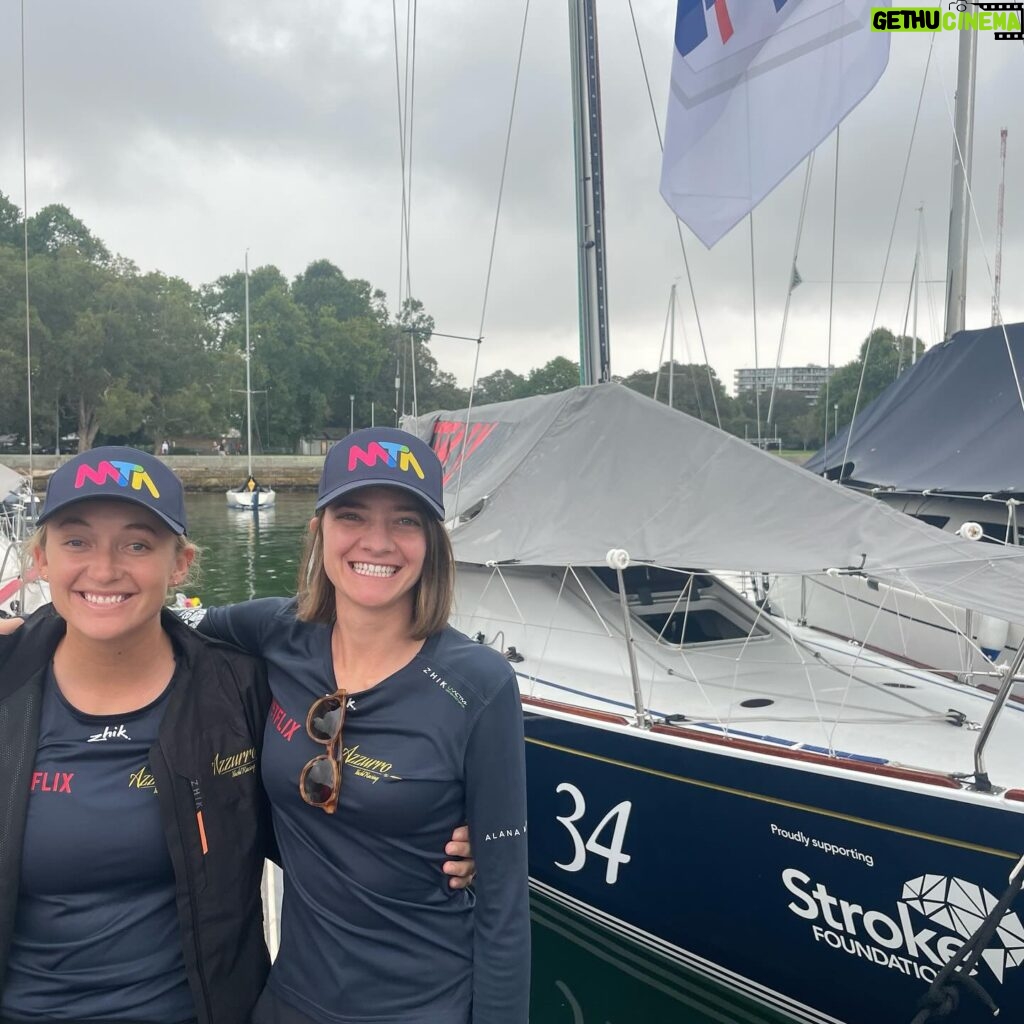Jessica Watson Instagram - It’s getting serious now! 2 sleeps till the @officialrolexsydneyhobart start (the whole🎅 thing between now and then feels a bit irrelevant, but Merry Christmas nonetheless!). To follow along: - Race tracker link in bio - The Seven Network will broadcast the start, 1300 AEDT Boxing Day - For those outside Australia, keep an eye on @officialrolexsydneyhobart socials for streams and replays Biggest thanks for every donation to the @strokefdn (link in bio). A stroke impacts someone every 19 minutes in Australia and most people don’t realise that 30% of these are younger people. So glad to be doing this with such a great bunch. Longer crew bios over on @azzurroyachtracing, here’s my summary: Jack, @jackkliner our calm voice of reason, skipper and owner, aka fellow S&S 34 ‘tragic’ (in the words of @barkarate our chat on the latest ep. live now - link in their bio) Sam, navigator, long suffering mate, so glad to be doing this with you @sam_d.9523 Annie, @annieeastgate tactician and absolute all round legend Xav, @xavier.doerr where to start.. boat captain, utterly endless supply of stories, heart of gold Steve, @steverquiros trusty bowman, already notorious for his salopette wearing ways 📷: 1. @zhikglobal 2. Thanks for the photo @2birds2hobart and good luck for the race! 3. Final addition to our crew gear 🧢 Absolutely thrilled to have @mtatravel onboard - you wouldn’t go anywhere without them! @netflixanz @mtatravel @alanamariajewellery @zhikglobal @goldcoastcitymarina @dimensionpolyant @hobartwhisky @clubmarine_insurance @wrap_it_marine @southernseasmarine #rolexsydneyhobart #rolexsydneyhobartyachtrace #RS2H #RS2H2023 #truespirit #netflix #strokefoundationaustralia #preventstroke #fightstroke #sparkmanandstephens #zhik #zhikteam