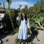 Jessica Williams Instagram - Back to work with a Shrinking Panel with the best cast! Can’t wait to shoot season 2 in the new year! Full look @sandyliang 🦋 Stylist// @sarahslutsky Makeup// @cherishbrookehill Hair// @marciahamilton Also! Meet my nepo baby Poe!!!