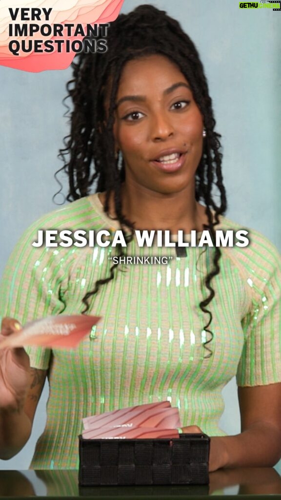 Jessica Williams Instagram - 👁️ Would Harrison Ford beat his #shrinking costars Jessica Williams and Jason Segel in a staring contest? 🎤 Where does singing Sugar Ray with Harrison Ford rank for @msjwilly ? 🤯 What’s the most ridiculous rumor she’s ever heard about herself? Watch out for new episodes of #veryimportantquestions with Adam Scott, Janelle James, Ramy Youssef, Molly Shannon and more dropping every week this summer until the #emmys Hit the link in bio for more episodes with the very funny likes of Janelle Monae, Nicolas Cage, Austin Butler and Jennifer Garner. 🎥 @markpottslat #appletvplus #viq #appletv #funnyvideo #funnyvideos #harrisonford #indianajones #television #comedy