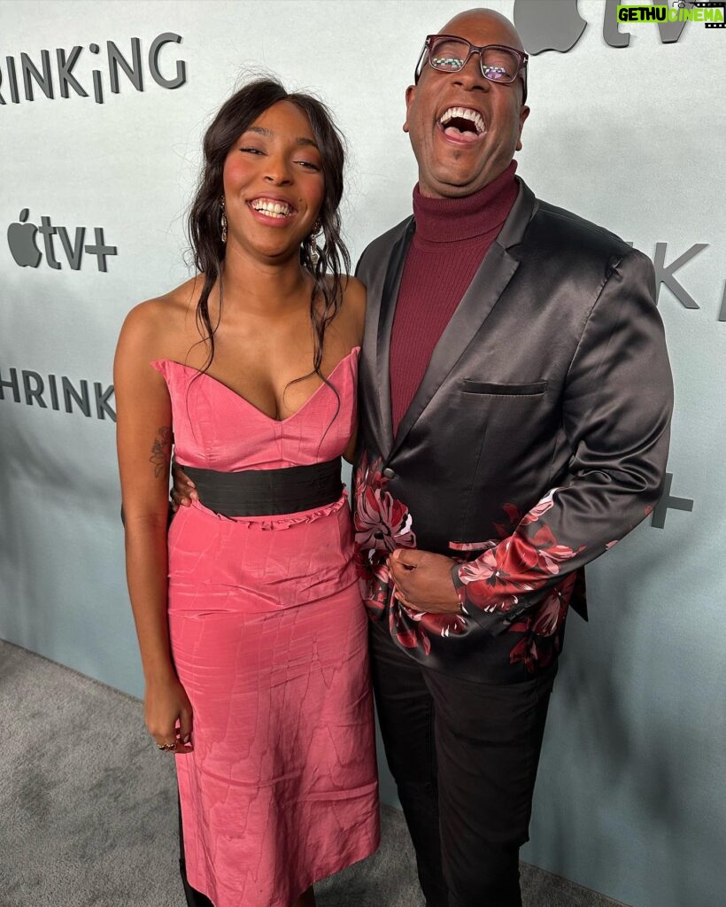 Jessica Williams Instagram - Finally recovered from my hangover so here are some photos from the other night at the SHRINKING premiere! love this cast so much! They aight!!! Catch us all on @appletvplus THANK YOU GLAM FAM! Dress// @markarian_nyc Jewels// @mondomondo Shoes// Aquazurra Styling// @sarahslutsky Makeup// @cherishbrookehill Hair// @alexander_armand Brows// @rashellbeauty