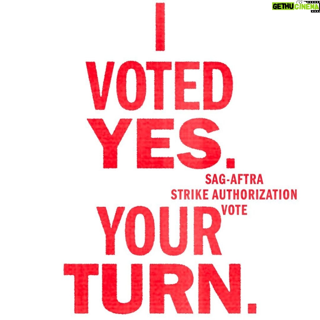 Jessica Williams Instagram - SAG-AFTRA MEMBERS: #VOTEYES ON THE #SAGAFTRA AUTHORIZATION STRIKE! PICK WHATEVER IMAGE(S) YOU WANT. REPOST AND SHARE! #sagaftrastrong