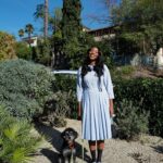 Jessica Williams Instagram - Back to work with a Shrinking Panel with the best cast! Can’t wait to shoot season 2 in the new year! Full look @sandyliang 🦋 Stylist// @sarahslutsky Makeup// @cherishbrookehill Hair// @marciahamilton Also! Meet my nepo baby Poe!!!