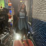 Jessica Williams Instagram – Just grinning from ear to ear because I was so stoked to be on @colbertlateshow last night for SHRINKING on @appletvplus! Thank you @bora_aksu for this STUNNING dress and thank you to the wonderful women who helped make all of this happen. ❤️

Dress// @bora_aksu 
True size 11 platforms// @reformation 
Jewelry// @mariatash 

Stylist// @sarahslutsky 
Makeup// @rebeccarestrepo 
Hair// @ursulastephen 
Stylist assist// @carlee___ 
Publicists// @teamid