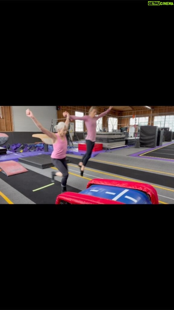 Jessie Graff Instagram - I’m so grateful that i get to teach my mom how to do all the things I love! …while she teaches me that nothing’s impossible. Fears can be conquered. And Strength Is Ageless! #strengthisageless #nevertooold #nevertoolate #ageisjustanumber #motherdaughter #supermom
