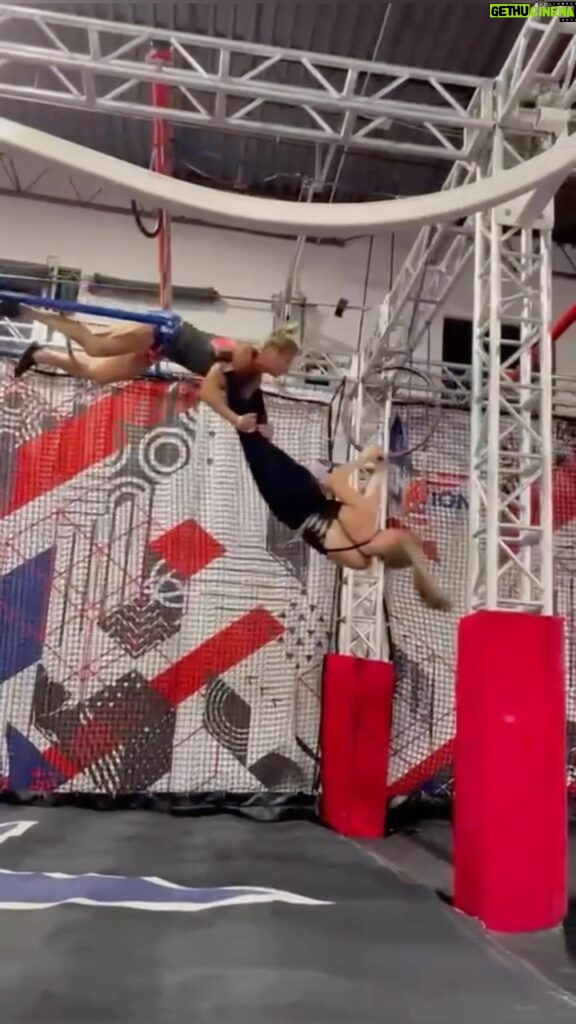 Jessie Graff Instagram - Congratulations @sweetninjagirl on an epic @ninjawarrior run! I can’t believe the little girl who dressed up as me for Halloween is already dominating on the big show! If you haven’t seen last week’s episode, definitely check it out and follow Taylor’s instagram. I’m taking notes from her now! #americanninjawarrior #ninjawarrior #circus #legscatch #trapeze