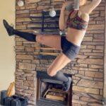 Jessie Graff Instagram - Part two of my #homegym tour. What should i build next? 😃 #ninjawarrior #ninjagym #treehouse
