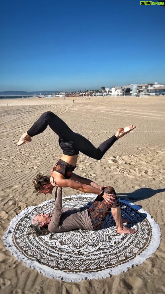 Jessie Graff Instagram - Some things never change! 72 years old and still lifting me up! #supermom #motherdaughter #strengthisageless #partnerchallenge #acroyoga #ageisjustanumber