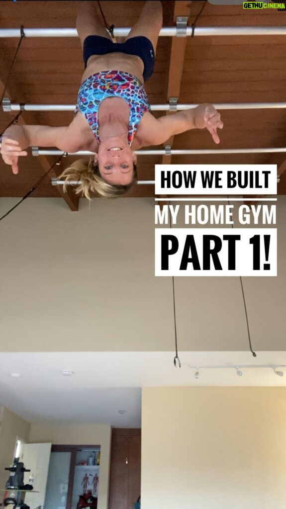 Jessie Graff Instagram - Since everyone’s been asking… here’s day one of transforming a normal livingroom into my ultimate treehouse / #homegym / playground. Thank you so much to @papalninja for talking me through what materials to buy (1.5” aluminum speed rail, wall flanges, and lag screws), for cutting the speedrail to the correct lengths, for helping me build, and for teaching me how to do it myself all along the way! Check out my “TreeHouse” highlight reel, to see how i built all the other parts of my house with lots of help from friends!