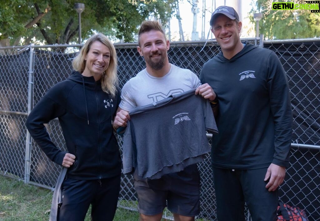 Jessie Graff Instagram - Fran Racioppi & Jessie Graff turned up the heat on Day 4 of TYR Wodapalooza with three interviews for the record books…only an ice bath challenge could cool this one off! Thanks Don!🧊🎙️ Stay tuned for The Jedburgh Podcast conversations with CrossFit CEO Don Faul, 2022 CrossFit Games Rookie of the Year Nick Mathew, and Nutrition Coach Jenn Ryan.☀️🌴 Thanks ModBalls for fueling the weekend! 💪🏼 #wodapalooza #crossfit #fitness #motivation #workout #leadership #podcast