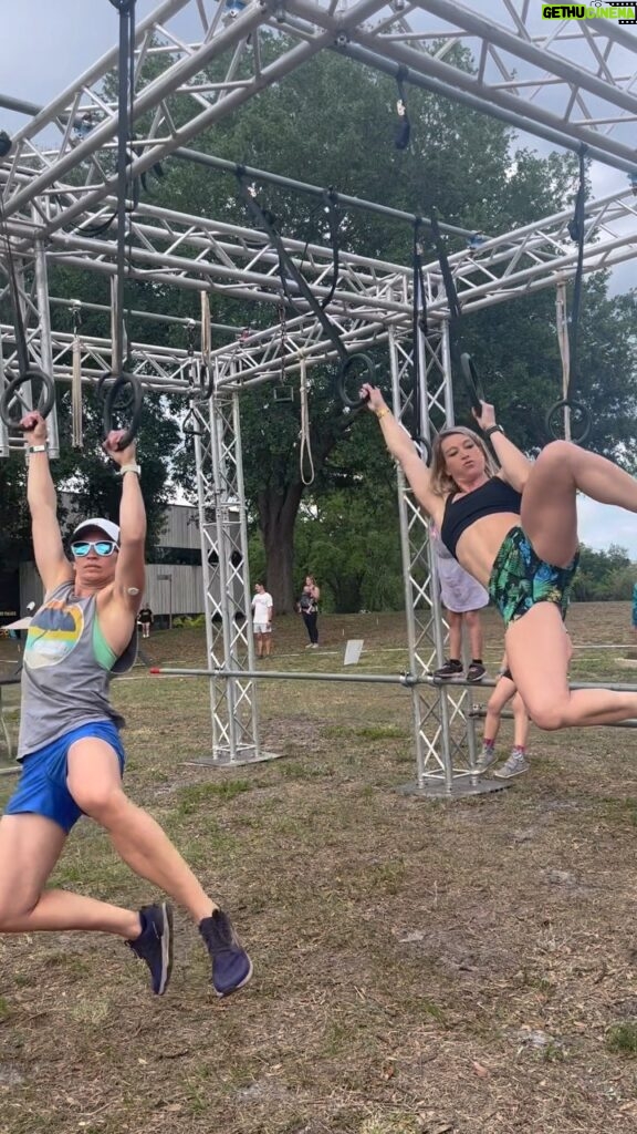 Jessie Graff Instagram - TAKE ON THE O-COURSE WITH AN AMERICAN NINJA WARRIOR We took tips from a professional on how to take on the Savage Obstacle Course. Thanks for the advice Jess! #SandlotJax #GORUCK
