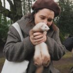Jessie Ware Instagram - Best time walking ferrets, stroking horses, tasting whiskey, eagle spotting, map reading, eating too much and being with friends and family x
