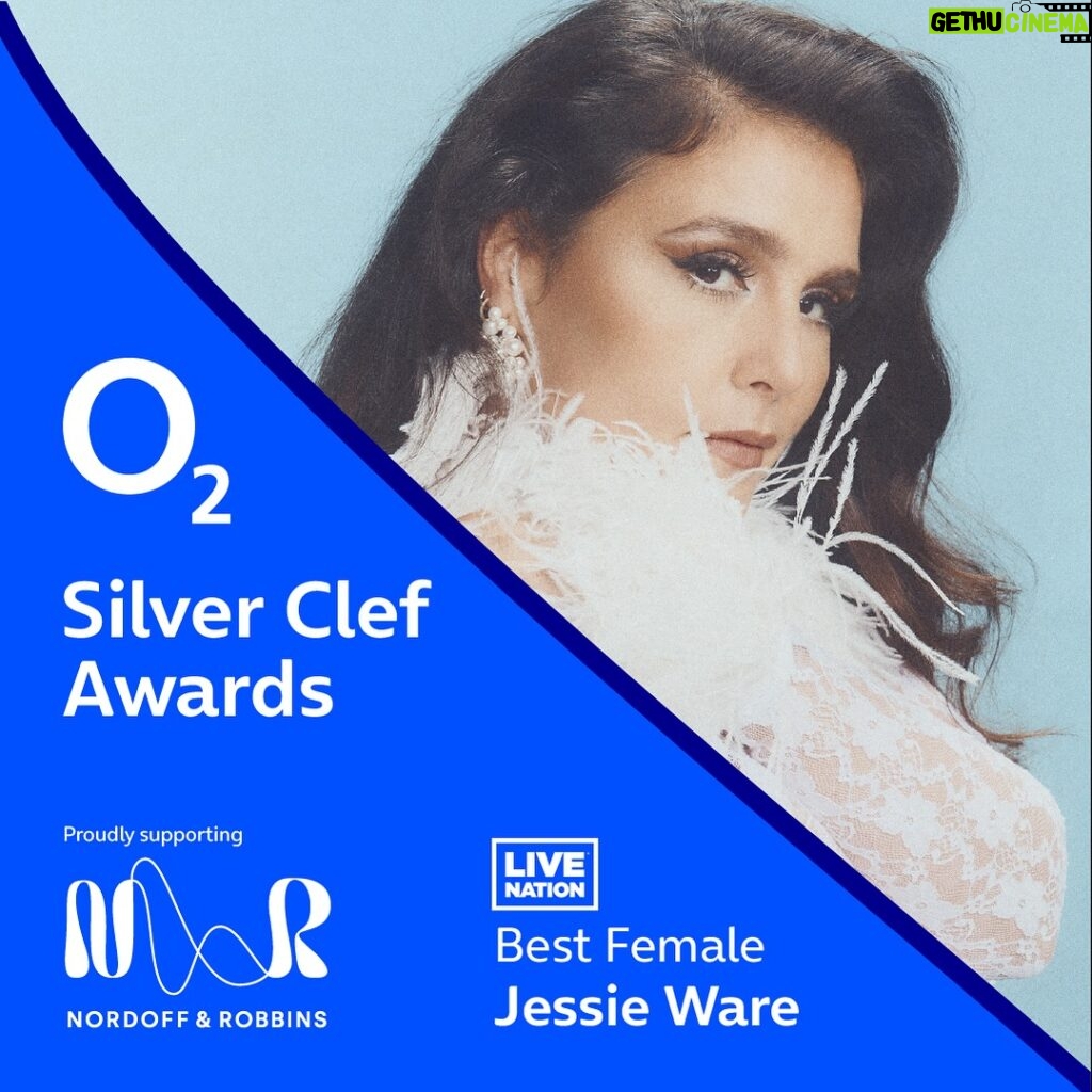 Jessie Ware Instagram - It’s such an honour to receive the award for Best Female at this year’s Silver Clef Awards in support of music therapy charity @nordoffrobbins Using the power of music, Nordoff and Robbins help people break through barriers caused by life-limiting illness, disability and social isolation and I’m thrilled to support the amazing work they do. #O2SilverClefs