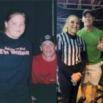 Jessika Evelyn Heiser Instagram - Never posted this incredible side by side on Instagram and not sure why?! 18 years or so between?! That girl on the left had no idea what life had in store for her and what she was capable of. Finished up watching Ricky Stanicky on Prime Video a few nights ago and through my laughter, I was reminded of the incredible journey I’m on and how far I’ve come working with the incredible John Cena. Gratitude and drive to keep growing! See you tomorrow Memphis for Smackdown! #jessikacarr #johncena #ladyrefjess #smackdown