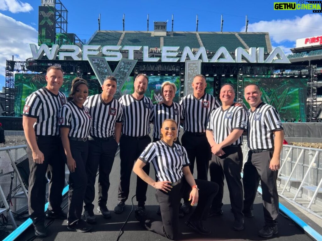 Jessika Evelyn Heiser Instagram - #Wrestlemania40 This job is one of the greatest and craziest in the world. I get to do it all with these crazy guys and gals and I’m incredibly grateful for each and every one of them. We are the select few that do this at the highest level. Your 🦓 squad. 🩵