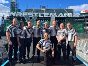 Jessika Evelyn Heiser Instagram - #Wrestlemania40 

This job is one of the greatest and craziest in the world. I get to do it all with these crazy guys and gals and I’m incredibly grateful for each and every one of them. 

We are the select few that do this at the highest level.

Your 🦓 squad. 🩵