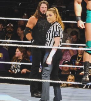 Jessika Evelyn Heiser Instagram - Why looking so angry Uncle Al? 😂
Maybe because he’s eyeing Austin Theory! 

Had a really special night working in my home arena in #WWEBaltimore. I’ll never lose my gratitude in what I get to do. I can’t wait to come back to spend some time with so many friends and people I care about. 🩵