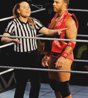 Jessika Evelyn Heiser Instagram - Why looking so angry Uncle Al? 😂
Maybe because he’s eyeing Austin Theory! 

Had a really special night working in my home arena in #WWEBaltimore. I’ll never lose my gratitude in what I get to do. I can’t wait to come back to spend some time with so many friends and people I care about. 🩵