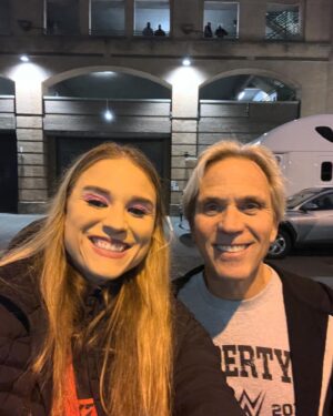 Jessika Evelyn Heiser Instagram - 15  years in between. 

Same arena but just a different moment in time. 

Grateful for this journey and for reffing alongside @wwerobinson tonight in #WWEBaltimore

Who would have thought the journey would lead us here, and who knows where it will go next.