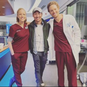Jessy Schram Instagram - I knew I adored working with  @brian_tee as an actor/human. I didn’t know just how much I’d appreciate and admire him in the director’s chair. His thoughtfulness, experience, respect and choice of approach, shone through and I’m so excited for his directorial debut TONIGHT and to have been a piece in it 🎬💉🩸