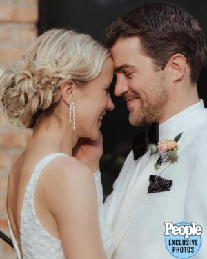 Jessy Schram Instagram - Still on cloud 9, taking in every single moment of the joy explosion that was this weekend. I got to marry the man of my dreams while being surrounded by the most loving, supportive and epically fun family and friends. We are beyond grateful. Thank you @people for the beautiful write up, sharing some of the details our day 🤍