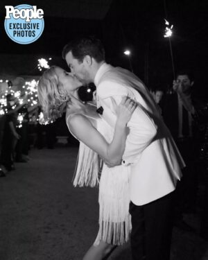 Jessy Schram Instagram - Still on cloud 9, taking in every single moment of the joy explosion that was this weekend. I got to marry the man of my dreams while being surrounded by the most loving, supportive and epically fun family and friends. We are beyond grateful. Thank you @people for the beautiful write up, sharing some of the details our day 🤍