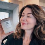 Jewel Staite Instagram - Can’t really decide which @canvascandleco scent is my fave, but safe to say I’m obsessed with this one currently 🌊🌲 #westcoastisthebestcoast #canvascandlecompany