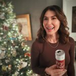 Jewel Staite Instagram - Before cherryoperis vs after I can’t get enough of this unique, thirst-quenching, bad ass beer by @fourwindsbrewco Like, if someone takes the last can from my fridge without asking, it’s friendship off. 🍒