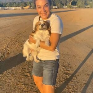Jill-Michele Meleán Instagram - Another miracle! My boy is still with me.  I love #mrjack, he’s my rock, spirit animal & teacher of unconditional love. 🐶❤️💖

*thank you @brandiemoses for capturing this!

*
*
*
*
*
#spiritanimal #kingcharles #dogmom #gratefuldogmom #miraclepup #survivor
