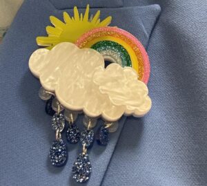 Jill Wine-Banks Instagram - #JillsPin. The rainbow after the Storm(y)! Guilty on 34 counts.