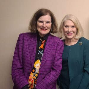 Jill Wine-Banks Instagram - What a fantastic evening! Chatted with a gracious @paulapoundstone before her marvelous stand up show at the @studebakertheater in Chicago. I haven't laughed that hard in years. She does great improv and ad libs. I recommend her show to all!