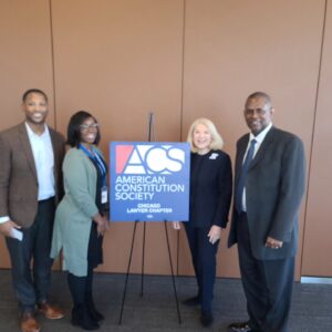 Jill Wine-Banks Instagram - Spoke at my old law firm, @jennerandblockllp, for @americanconstitutionsociety about Trump indictments with Marcus Childress, moderated by ACS's Jerry Brown.