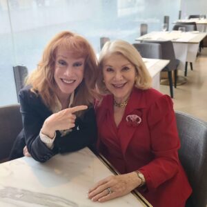 Jill Wine-Banks Instagram - So excited to have lunch with @kathygriffin on a stop over on her tour. She's en route to Madison, WI. You'll love her very funny show there and everywhere else she's appearing. Check for tickets. And check for #SistersInLaw tour tickets too at politicon.com/tour. May 2, 9, and 30.